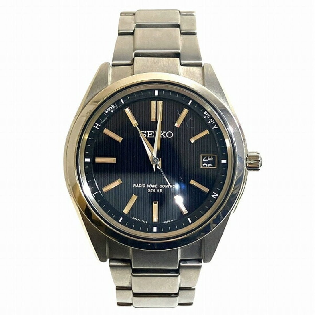 Seiko Brightz 7B24-0BH0 Radio-Controlled Solar Watch for Men: --- Catalog ---Category: SizeWrist Size: 17cm / 6.69''Case Diameter: 40mm / 1.57''Category: DesignType: WristwatchGender: MenColor (Dial): BlackMaterial (Band): Stainless steelMaterial (Case): Stainle