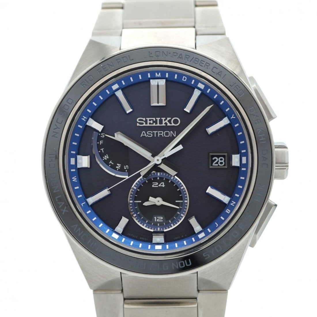 Seiko Astron Nexter 8B63-0BD0 Black Dial Men's Watch: --- Catalog ---Category: SizeWrist Size: 20cm / 7.87''Case Diameter: 42.9mm / 1.69''Category: DesignType: WristwatchGender: MenColor (Dial): BlackMaterial (Band): TitaniumCategory: GeneralBrand: Seiko