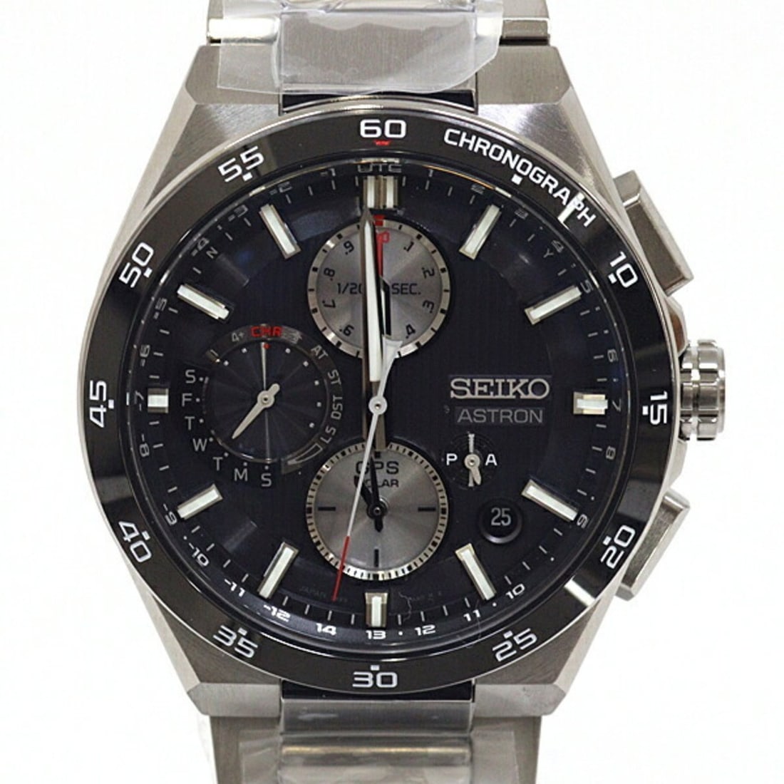 SEIKO Men's Watch Astron Nexter SBXC151 Titanium Black Dial Solar Radio Unused: --- Catalog ---Category: SizeWrist Size: 18.7cm / 7.36''Case Diameter: 43.3mm / 1.7''Category: DesignType: WristwatchGender: MenColor (Dial): BlackMaterial (Band): TitaniumMaterial (Case): Ceramic, Ti