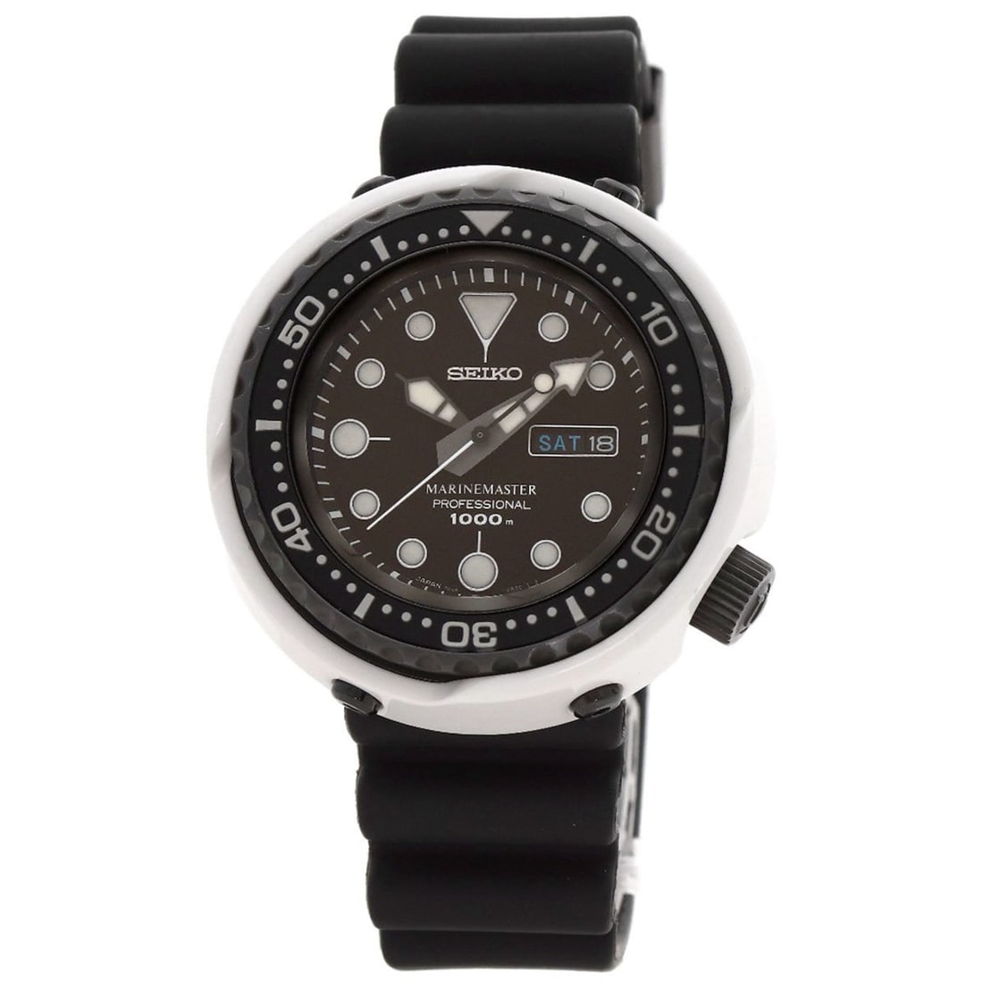 Seiko SBBN019 7C46-0AD0 Prospex Marine Master 300-piece limited edition watch titanium ceramic: --- Catalog ---Category: SizeWrist Size: 14cm - 21cm / 5.51'' - 8.26''Case Diameter: 47.5mm / 1.87''Category: DesignType: WristwatchGender: MenColor (Dial): BlackMaterial (Band): RubberMaterial (Case)