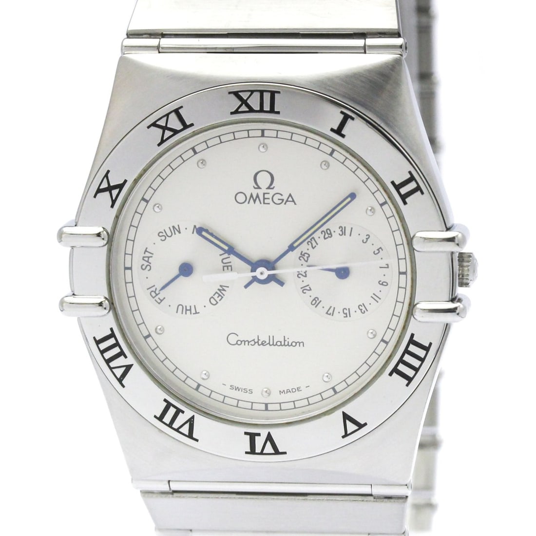 OMEGA Constellation Stainless Steel Quartz Mens Watch 396.1070 Polished: --- Catalog ---Category: SizeCase Diameter: 33mm / 1.3''Category: DesignType: WristwatchStyle: Dress/FormalGender: MenColor (Dial): SilverMaterial (Band): Stainless steelMaterial (Case): Stainless ste