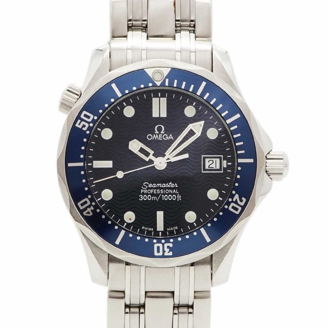 Omega Seamaster 2561.80 Navy Dial Watch (Boys' Size): --- Catalog ---Category: SizeWrist Size: 15cm / 5.9''Case Diameter: 36mm / 1.42''Category: DesignType: WristwatchGender: BoysColor (Dial): NavyMaterial (Band): Stainless steelCategory: GeneralMPN: 256