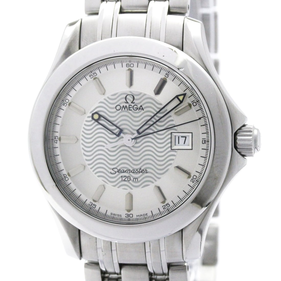 OMEGA Seamaster 120M Stainless Steel Quartz Mens Watch 2511.31 Polished: --- Catalog ---Category: SizeCase Diameter: 36mm / 1.42''Category: DesignType: WristwatchStyle: SportGender: MenColor (Dial): SilverMaterial (Band): Stainless steelMaterial (Case): Stainless steelCate