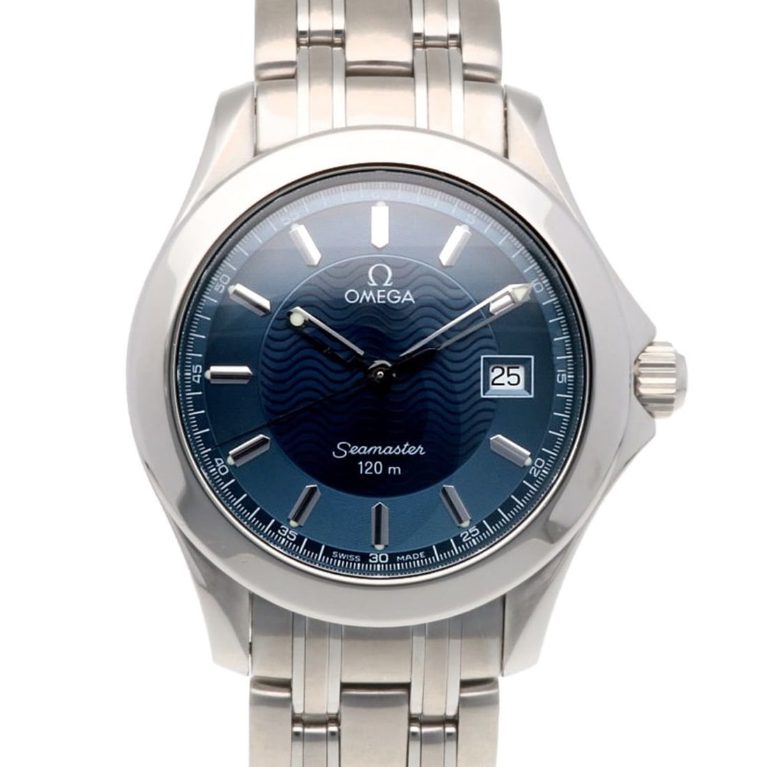 Omega Seamaster Watch, Stainless Steel, Quartz, Polished, 564221XXX, Men's, OMEGA 120M: --- Catalog ---Category: SizeWrist Size: 17cm / 6.69''Case Diameter: 36mm / 1.42''Category: DesignType: WristwatchGender: MenMaterial (Band): Stainless steelMaterial (Case): Stainless steelCategory: G