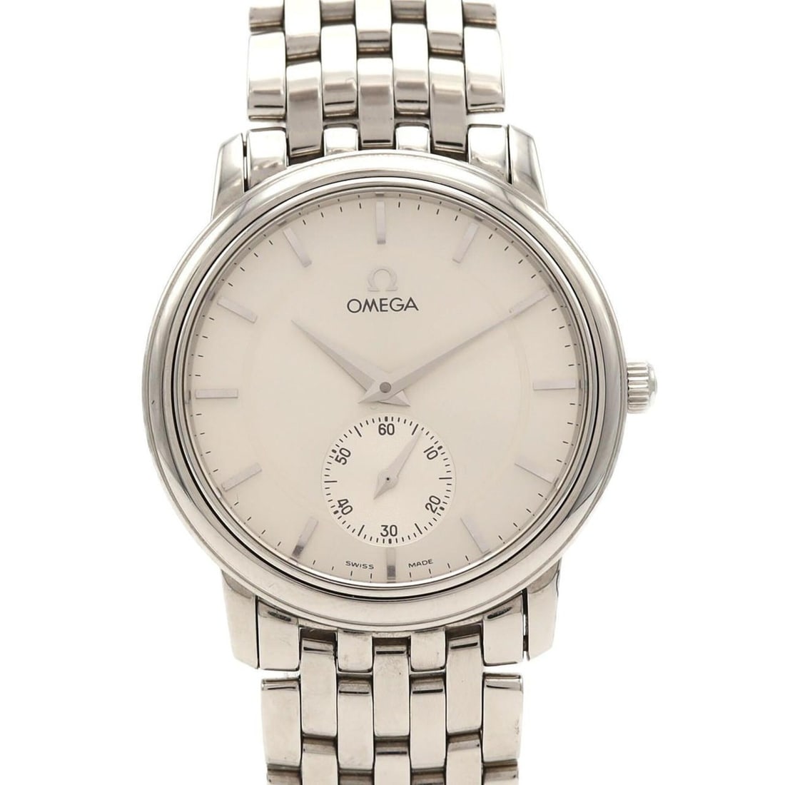 Omega De Ville Prestige 4520.31 Stainless Steel Watch, Manual Winding: --- Catalog ---Category: SizeWrist Size: 17cm / 6.69''Case Diameter: 34.5mm / 1.36''Category: DesignType: WristwatchGender: MenColor (Dial): SilverMaterial (Band): Stainless steelMaterial (Case): Stai