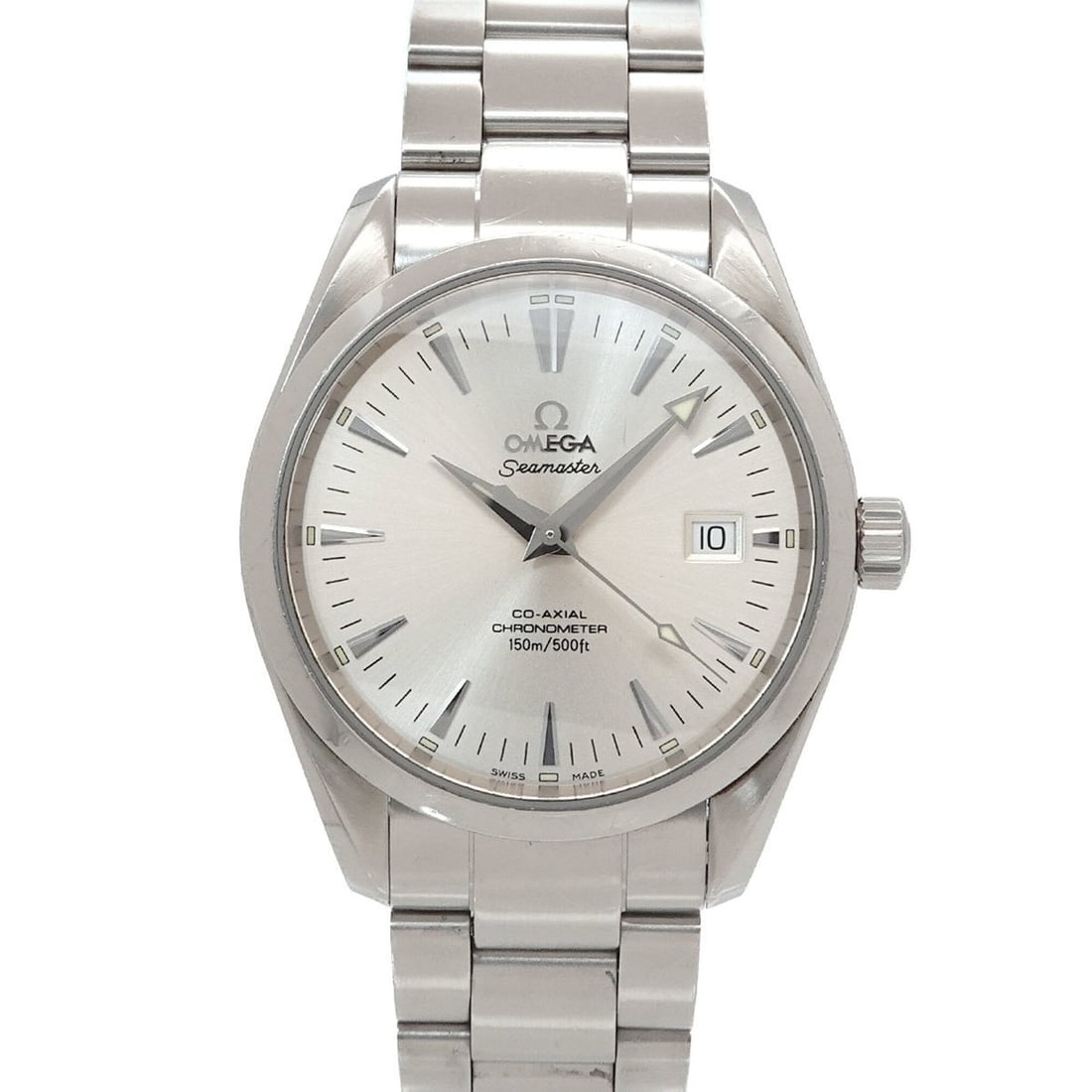 Omega Seamaster Aqua Terra Co-Axial 2503 30 Men's Watch, Date, Silver, Automatic Movement: --- Catalog ---Category: SizeWrist Size: 17.5cm / 6.88''Case Diameter: 39mm / 1.54''Category: DesignType: WristwatchGender: MenColor (Dial): SilverMaterial (Band): Stainless steelMaterial (Case): Stai