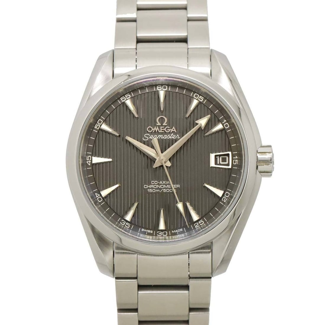 Omega Seamaster Aqua Terra Co-Axial 231 10 39 21 06 001 Men's Watch Date Grey Luton Automatic: --- Catalog ---Category: SizeWrist Size: 16.5cm / 6.49''Case Diameter: 39mm / 1.54''Category: DesignType: WristwatchGender: MenColor (Dial): GrayMaterial (Band): Stainless steelMaterial (Case): Stainl