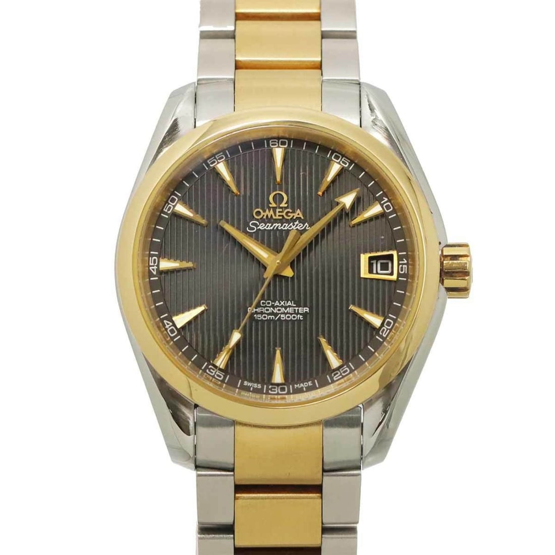 Omega Seamaster Aqua Terra Two-Tone Co-Axial 231 20 39 21 06 002 Men's Watch Date Yellow Gold (1 of 20)