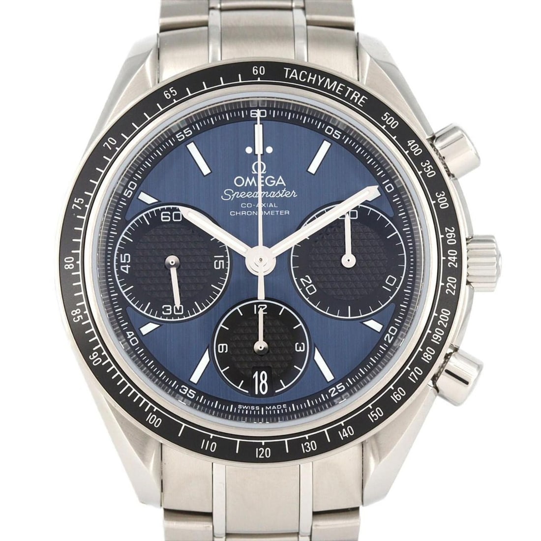 Omega Speedmaster Racing 326.30.40.50.03.001 Stainless Steel Automatic Watch: --- Catalog ---Category: SizeWrist Size: 20cm / 7.87''Case Diameter: 40mm / 1.57''Category: DesignType: WristwatchGender: MenColor (Dial): Black, BlueMaterial (Band): Stainless steelMaterial (Case): S
