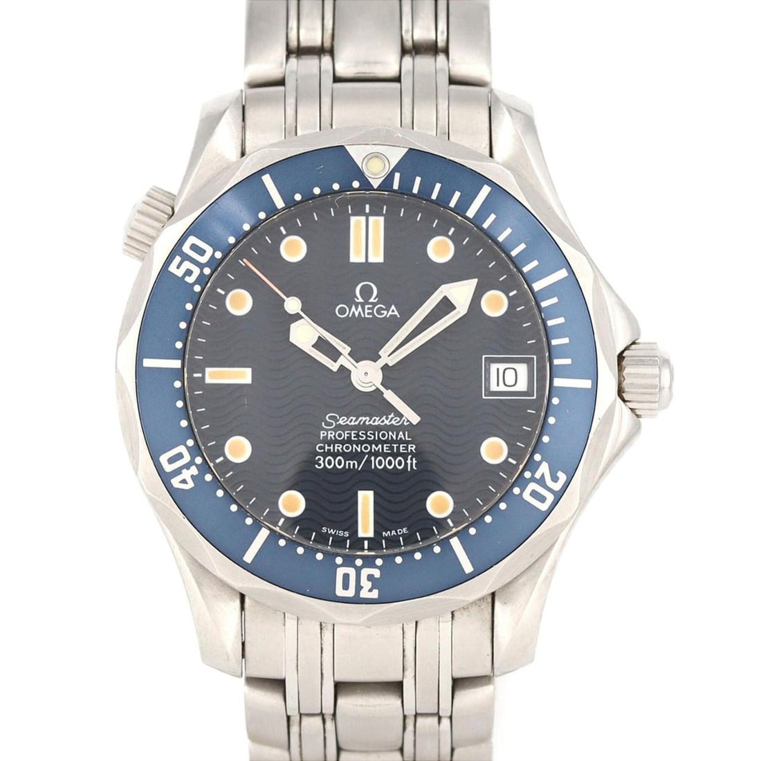 Omega Seamaster Professional 2551.80 Stainless Steel Automatic Watch: --- Catalog ---Category: SizeWrist Size: 16cm / 6.29''Case Diameter: 36mm / 1.42''Category: DesignType: WristwatchGender: Men,WomenColor (Dial): BlueMaterial (Band): Stainless steelMaterial (Case): St