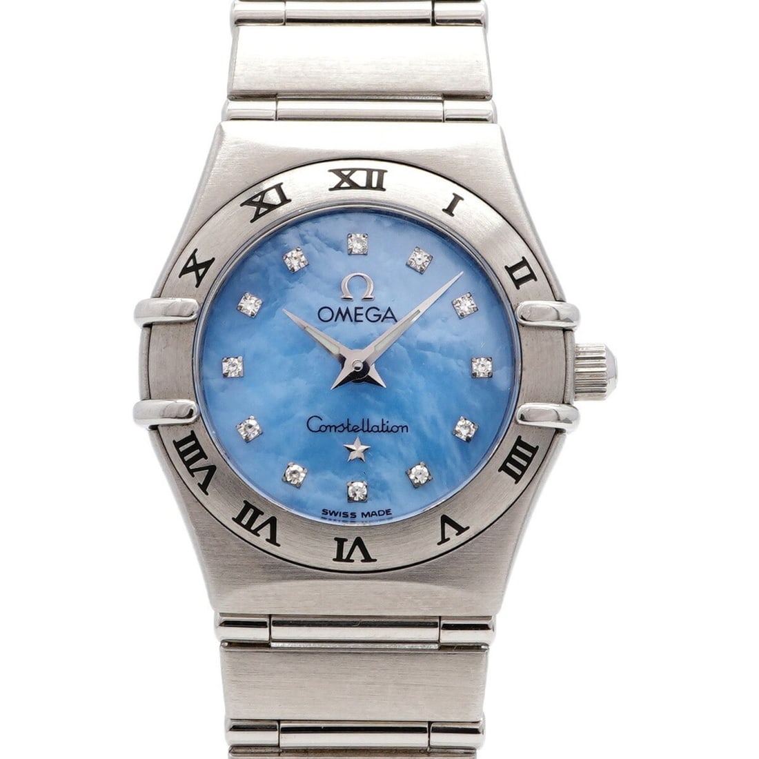 Omega Constellation 1562.85 Blue Dial Men's Watch: --- Catalog ---Category: SizeWrist Size: 16cm / 6.29''Case Diameter: 23mm / 0.91''Category: DesignType: WristwatchGender: MenColor (Dial): Blue shellMaterial (Band): Stainless steelCategory: GeneralMP