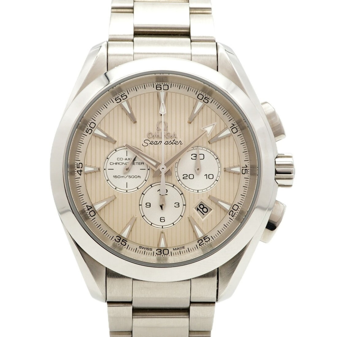 Omega Seamaster 231.10.44.50.09.001 Ivory Dial Men's Watch: --- Catalog ---Category: SizeWrist Size: 20cm / 7.87''Case Diameter: 43.5mm / 1.71''Category: DesignType: WristwatchGender: MenColor (Dial): IvoryMaterial (Band): Stainless steelCategory: GeneralMPN: 