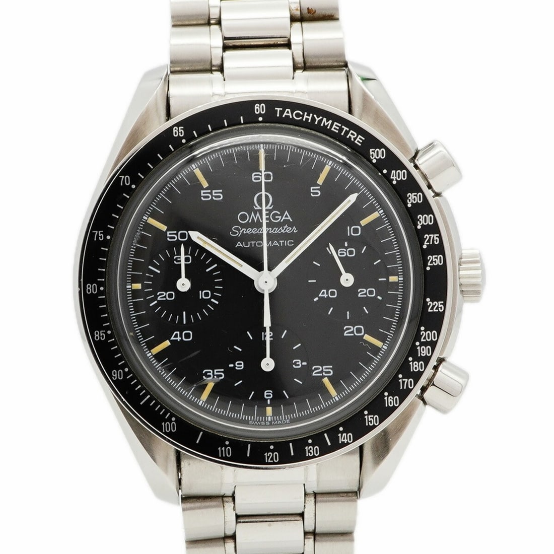 Omega Speedmaster 3510.50 Black Dial Men's Watch: --- Catalog ---Category: SizeWrist Size: 18cm / 7.08''Case Diameter: 39mm / 1.54''Category: DesignType: WristwatchGender: MenColor (Dial): BlackMaterial (Band): Stainless steelCategory: GeneralMPN: 35