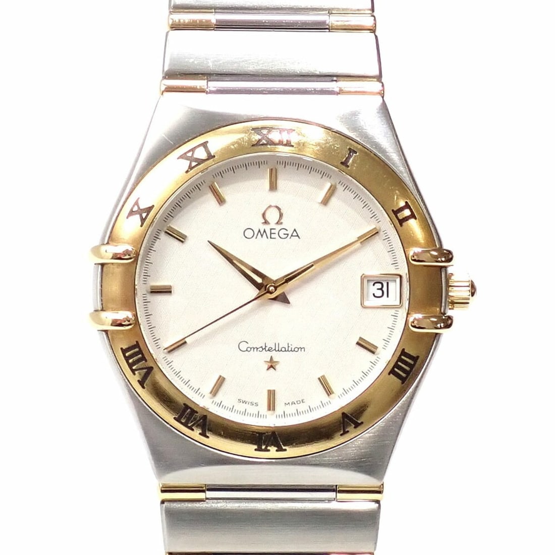 Omega Constellation Boys' Quartz Watch SS YG 1312 30 0?0 Ladies Men's Unisex Battery-Powered: --- Catalog ---Category: SizeWrist Size: 18cm / 7.08''Case Diameter: 33.5mm / 1.32''Category: DesignType: WristwatchGender: Boys,Men,WomenColor (Dial): WhiteMaterial (Band): Stainless steel, Yellow go