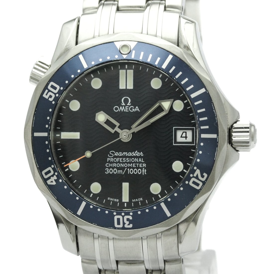 OMEGA Seamaster Professional 300M Mid Steel Size Watch 2551.80 Polished: --- Catalog ---Category: SizeCase Diameter: 36mm / 1.42''Category: DesignType: WristwatchStyle: SportGender: , MenColor (Dial): BlueMaterial (Band): Stainless steelMaterial (Case): Stainless steelCate