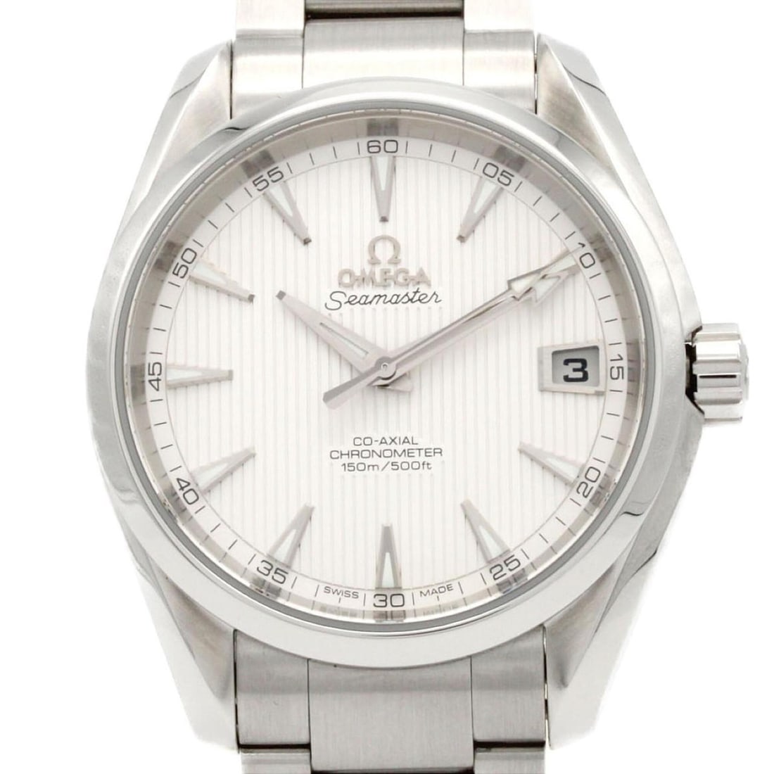 Omega Seamaster Aqua Terra 231.10.39.21.02.001 Stainless Steel Automatic Watch: --- Catalog ---Category: SizeWrist Size: 18.5cm / 7.28''Case Diameter: 39mm / 1.54''Category: DesignType: WristwatchGender: MenColor (Dial): SilverMaterial (Band): Stainless steelMaterial (Case): Stai