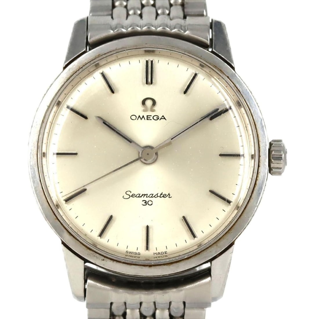 Omega Seamaster 30 CAL.286 135.007-66 Stainless Steel Hand-Winding Watch: --- Catalog ---Category: SizeWrist Size: 19cm / 7.48''Case Diameter: 35mm / 1.38''Category: DesignType: WristwatchGender: Men,WomenColor (Dial): SilverMaterial (Band): Stainless steelMaterial (Case): 