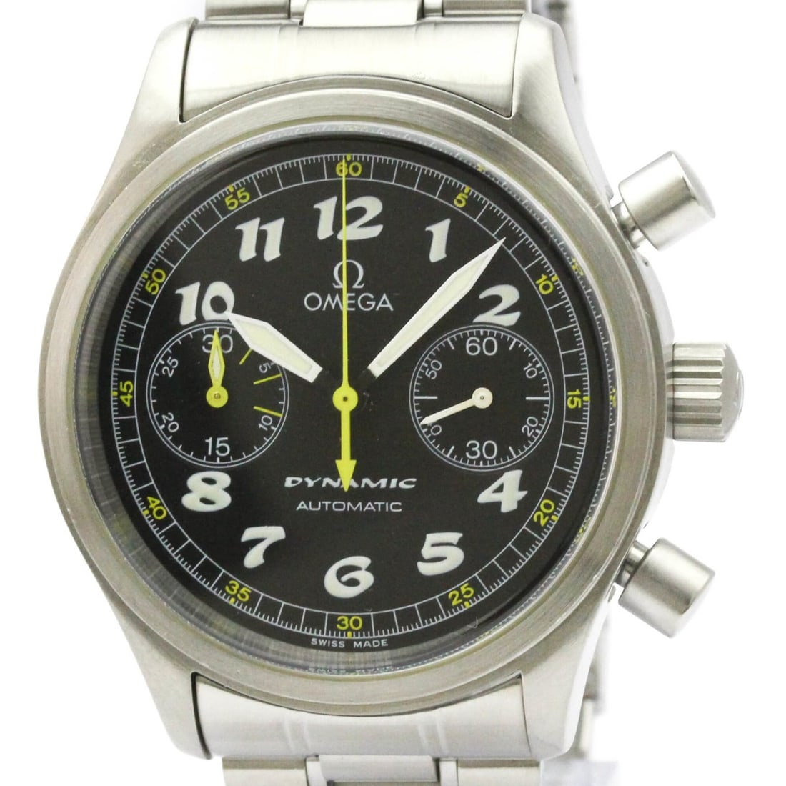 OMEGA Dynamic Chronograph Steel Automatic Mens Watch 5240.50 (?????????): --- Catalog ---Category: SizeCase Diameter: 38mm / 1.5''Category: DesignType: WristwatchStyle: SportGender: MenColor (Dial): BlackMaterial (Band): Stainless steelMaterial (Case): Stainless steelCatego