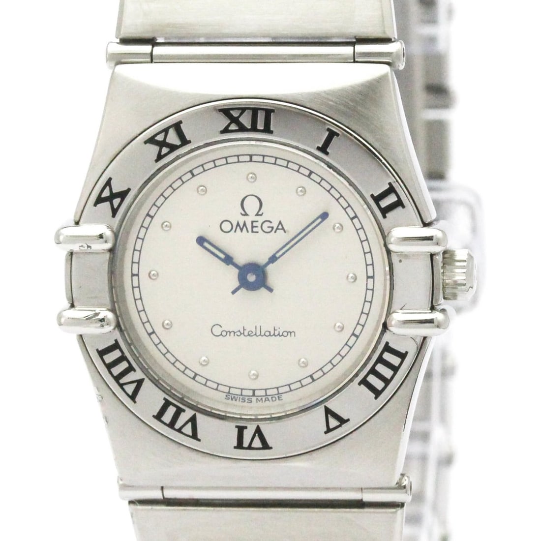 OMEGA Constellation Stainless Steel Ladies Watch 795.1080 Polished: --- Catalog ---Category: SizeCase Diameter: 22mm / 0.87''Category: DesignType: WristwatchStyle: Dress/FormalGender: WomenColor (Dial): SilverMaterial (Band): Stainless steelMaterial (Case): Stainless 