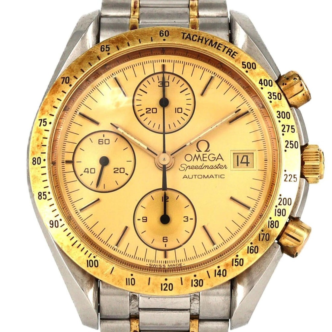 Omega Speedmaster Date Two-Tone 3311.10 SSxYG Automatic Watch (1 of 11)