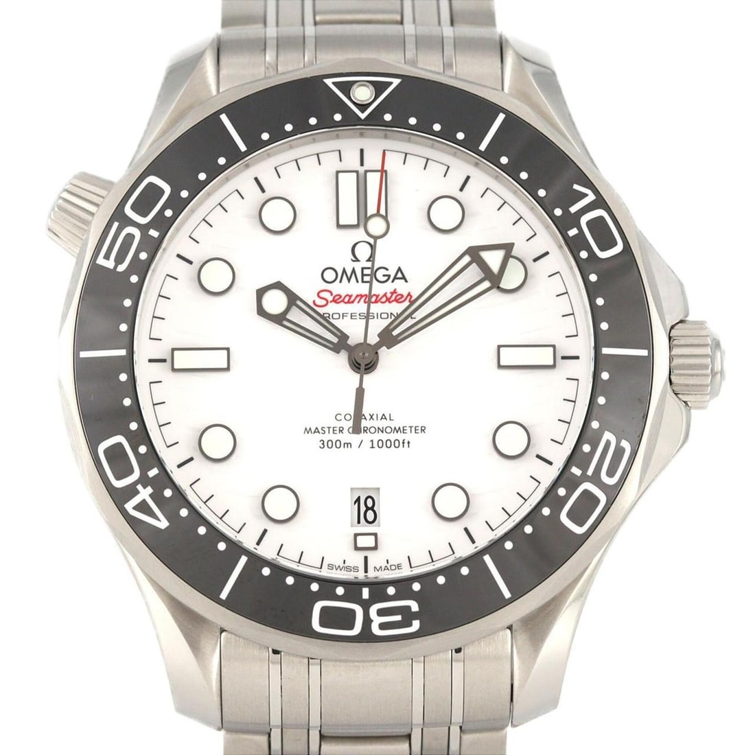 Omega Seamaster Diver 300M 210.30.42.20.04.001 Stainless Steel Automatic Watch: --- Catalog ---Category: SizeWrist Size: 20.5cm / 8.07''Case Diameter: 42mm / 1.65''Category: DesignType: WristwatchGender: MenColor (Dial): WhiteMaterial (Band): Stainless steelMaterial (Case): Stain