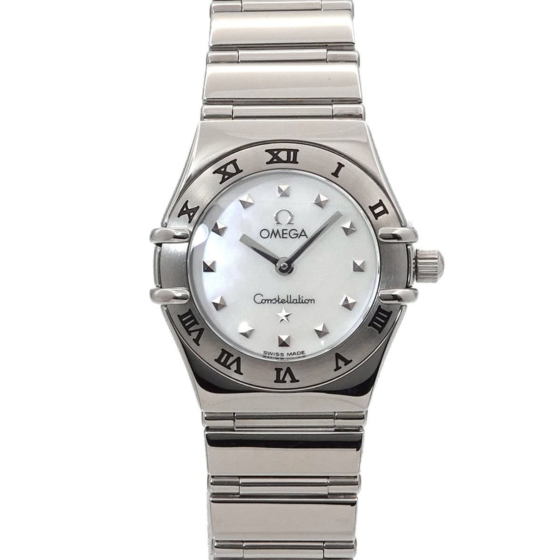 Omega Constellation Mini My Choice 1561 71 Women's Watch White Shell Quartz: --- Catalog ---Category: SizeWrist Size: 15cm / 5.9''Case Diameter: 22mm / 0.87''Category: DesignType: WristwatchGender: WomenColor (Dial): White shellMaterial (Band): Stainless steelMaterial (Case): 