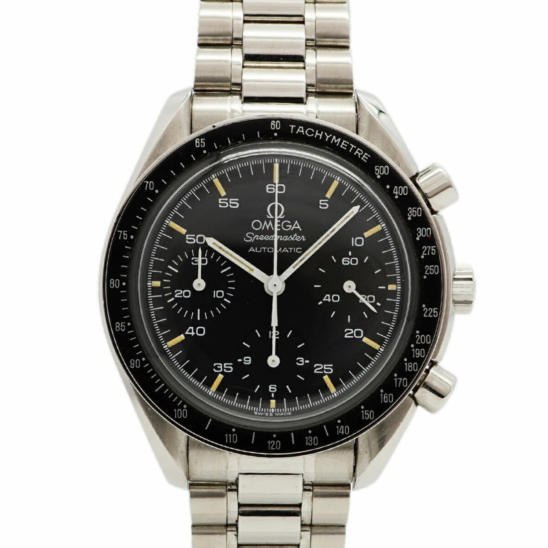 Omega Speedmaster 3510.50 Black Dial Men's Watch: --- Catalog ---Category: SizeWrist Size: 19cm / 7.48''Case Diameter: 39mm / 1.54''Category: DesignType: WristwatchGender: MenColor (Dial): BlackMaterial (Band): Stainless steelCategory: GeneralMPN: 35