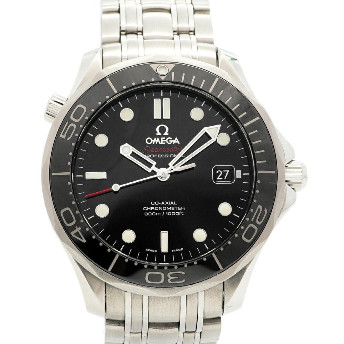 Omega Seamaster 212.30.41.20.01.003 Black Dial Men's Watch: --- Catalog ---Category: SizeWrist Size: 16.5cm / 6.49''Case Diameter: 41mm / 1.61''Category: DesignType: WristwatchGender: MenColor (Dial): BlackMaterial (Band): Stainless steelCategory: GeneralMPN: 