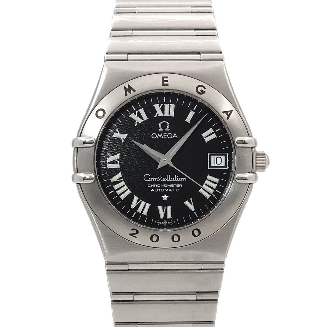 Omega Constellation Millennium 1504 50 2000 Limited Edition Men's Watch, Date, Black, Automatic: --- Catalog ---Category: SizeWrist Size: 17.5cm / 6.88''Case Diameter: 35mm / 1.38''Category: DesignType: WristwatchGender: MenColor (Dial): BlackMaterial (Band): Stainless steelMaterial (Case): Stain