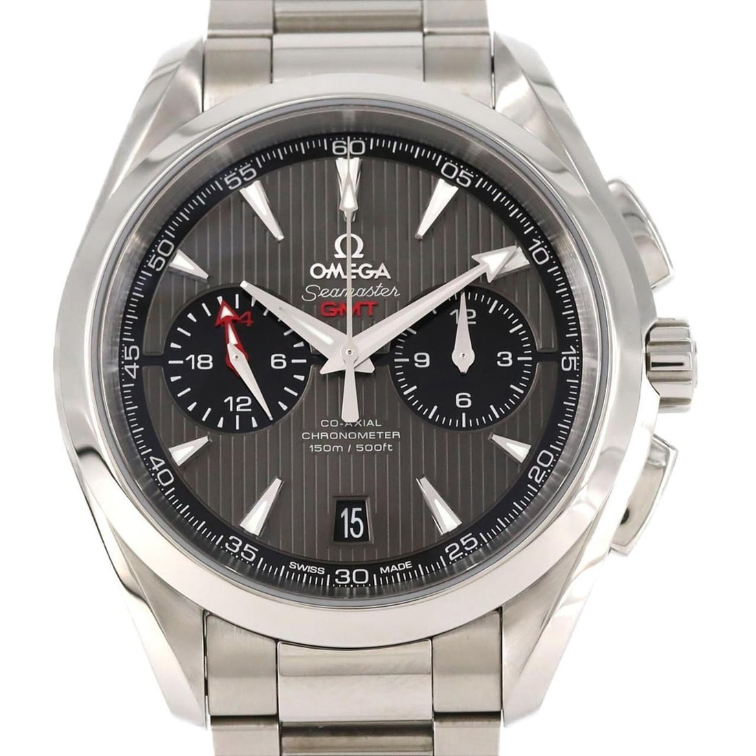 Omega Seamaster Aqua Terra Chronograph GMT 231.10.43.52.06.001 Stainless Steel Automatic Watch (1 of 11)