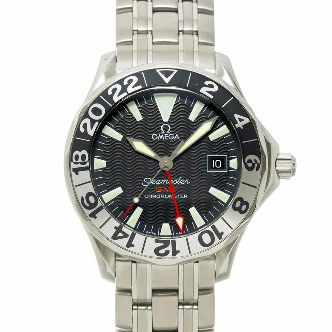 Omega Seamaster 300 GMT 2534 50 50th Anniversary Edition Men's Watch, Date, Black, Automatic: --- Catalog ---Category: SizeWrist Size: 19cm / 7.48''Case Diameter: 41mm / 1.61''Category: DesignType: WristwatchGender: MenColor (Dial): BlackMaterial (Band): Stainless steelMaterial (Case): Stainle