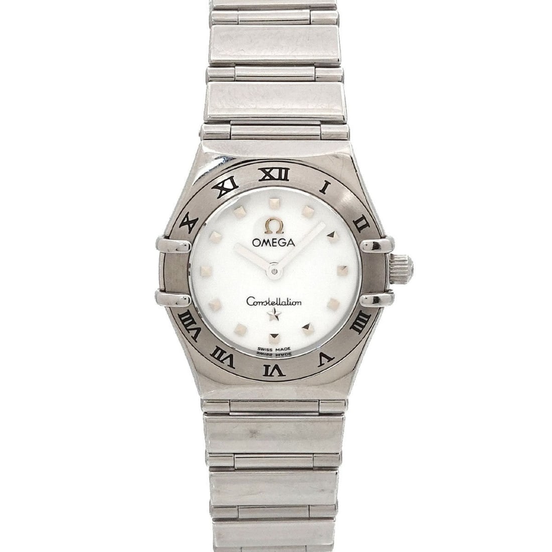 Omega Constellation Mini My Choice 1561 71 Women's Watch White Shell Quartz: --- Catalog ---Category: SizeWrist Size: 16.5cm / 6.49''Case Diameter: 22mm / 0.87''Category: DesignType: WristwatchGender: WomenColor (Dial): White shellMaterial (Band): Stainless steelMaterial (Case
