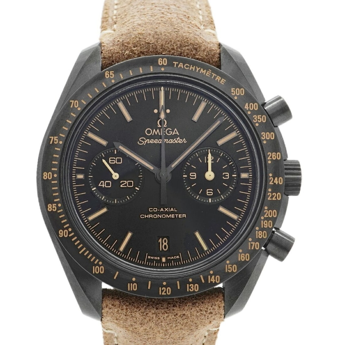 Omega Speedmaster 311.92.44.51.01.006 Black Dial Men's Watch: --- Catalog ---Category: SizeWrist Size: 20.5cm / 8.07''Case Diameter: 44.5mm / 1.75''Category: DesignType: WristwatchGender: MenColor (Dial): BlackMaterial (Band): LeatherCategory: GeneralMPN: 311.92