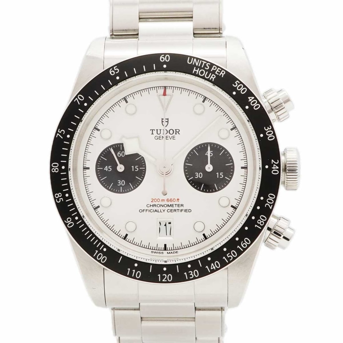Tudor Black Bay Chrono 79360N White Dial Men's Watch: --- Catalog ---Category: SizeWrist Size: 19.5cm / 7.67''Case Diameter: 41.5mm / 1.63''Category: DesignType: WristwatchGender: MenColor (Dial): WhiteMaterial (Band): Stainless steelCategory: GeneralMPN