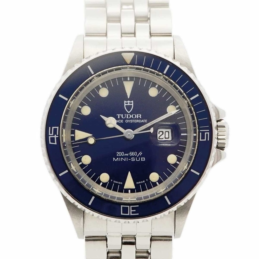 Tudor Mini Sub 73090 Blue Dial Women's Watch: --- Catalog ---Category: SizeWrist Size: 16.5cm / 6.49''Case Diameter: 32.9mm / 1.3''Category: DesignType: WristwatchGender: WomenColor (Dial): BlueMaterial (Band): Stainless steelCategory: GeneralMPN