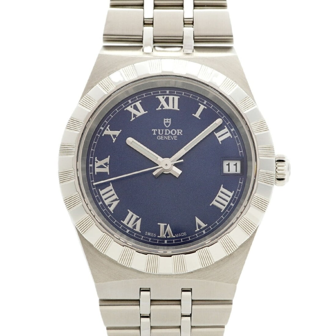 Tudor Royal 28400 Navy Dial Watch (Men's & Women's): --- Catalog ---Category: SizeWrist Size: 15cm / 5.9''Case Diameter: 34mm / 1.34''Category: DesignType: WristwatchGender: Men,WomenColor (Dial): NavyMaterial (Band): Stainless steelCategory: GeneralMPN