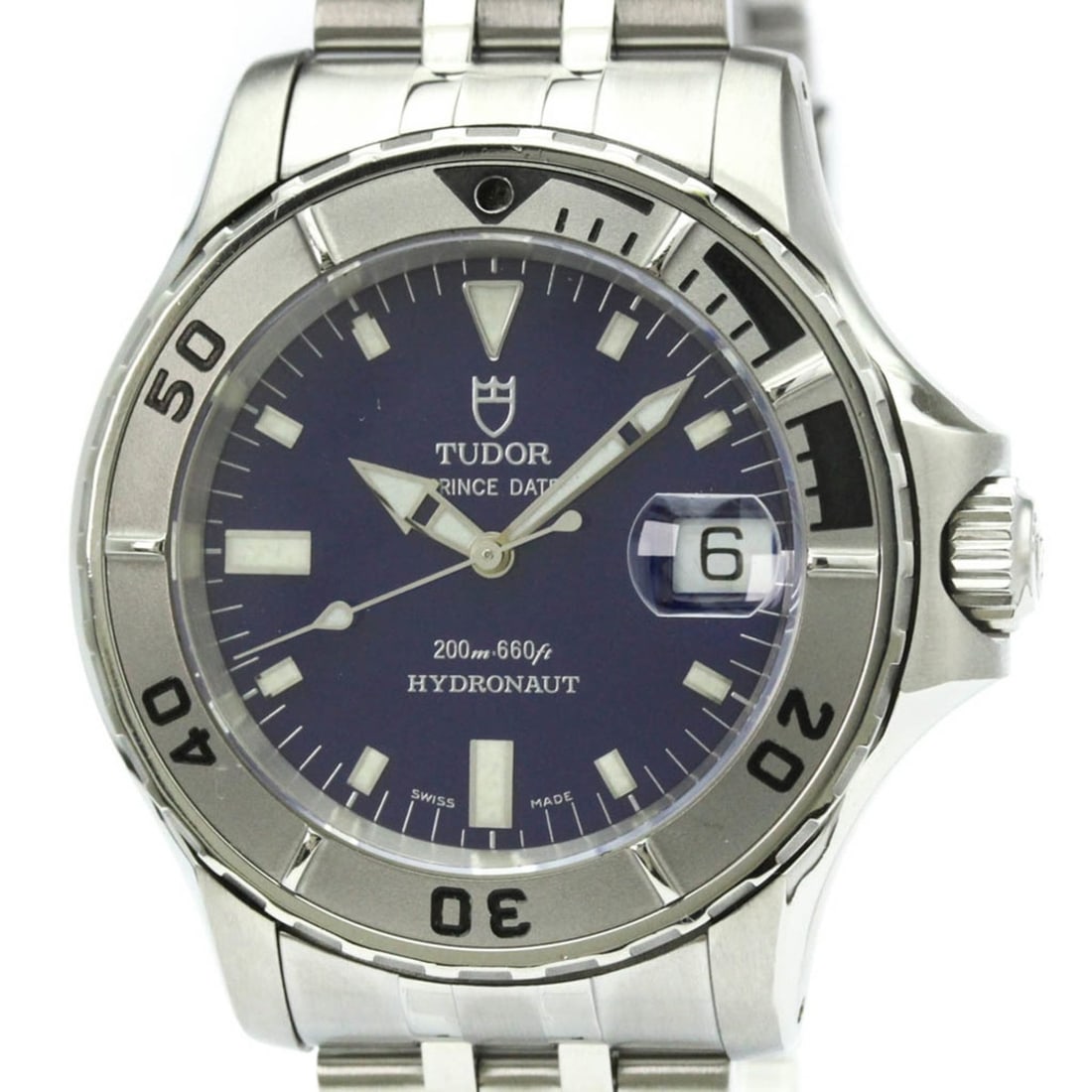 TUDOR Hydronaut Stainless Steel Automatic Mens Watch 89190 Polished: --- Catalog ---Category: SizeCase Diameter: 41mm / 1.61''Category: DesignType: WristwatchStyle: SportGender: MenColor (Dial): BlueMaterial (Band): Stainless steelMaterial (Case): Stainless steelCatego