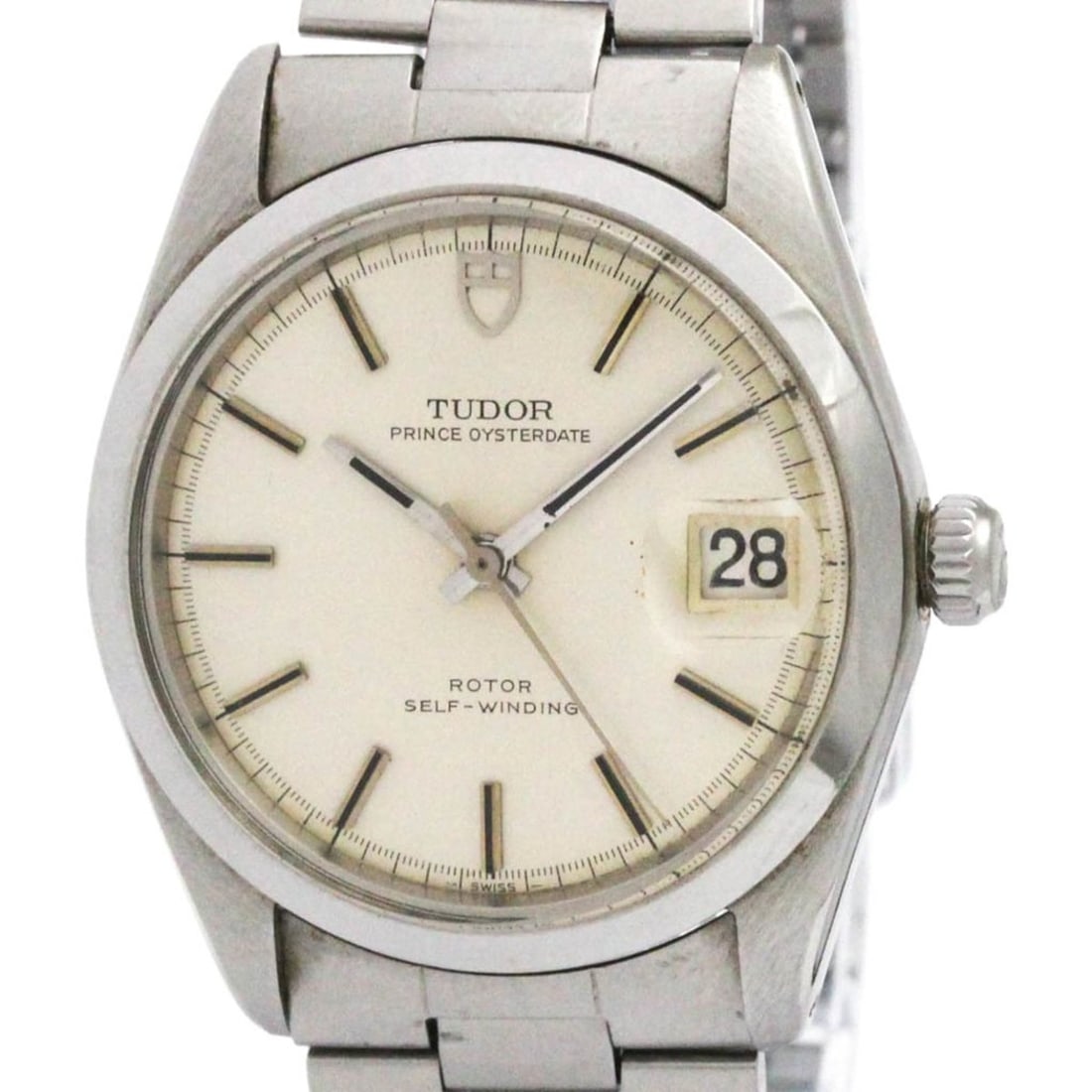 TUDOR Prince Oyster Date Stainless Steel Automatic Mens Watch 7989/0 (1 of 10)