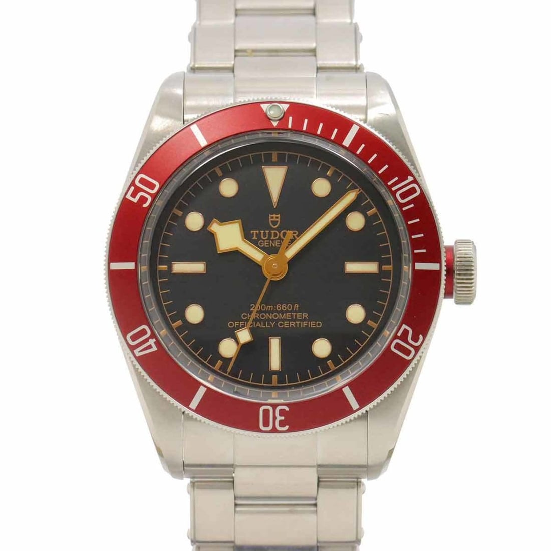 Tudor Heritage Black Bay 79230R Men's Watch, Black, Automatic,: --- Catalog ---Category: SizeWrist Size: 18.5cm / 7.28''Case Diameter: 41mm / 1.61''Category: DesignType: WristwatchGender: MenColor (Dial): BlackMaterial (Band): Stainless steelMaterial (Case): Stain