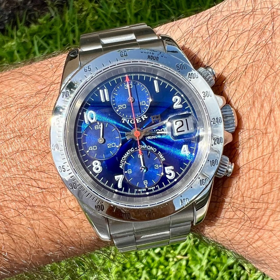 TUDOR Tiger Prince Date Chronograph Watch: TUDOR Tiger Prince Date Chronograph WatchStainless SteelAutomatic movement40mm Case