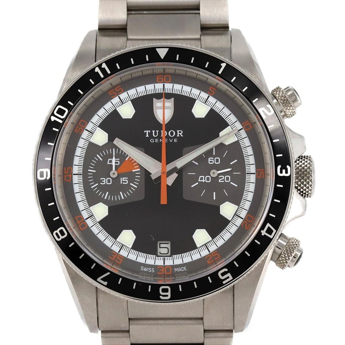 Tudor Heritage Chronograph M70330N-0002 SS Wristwatch Automatic (1 of 9)