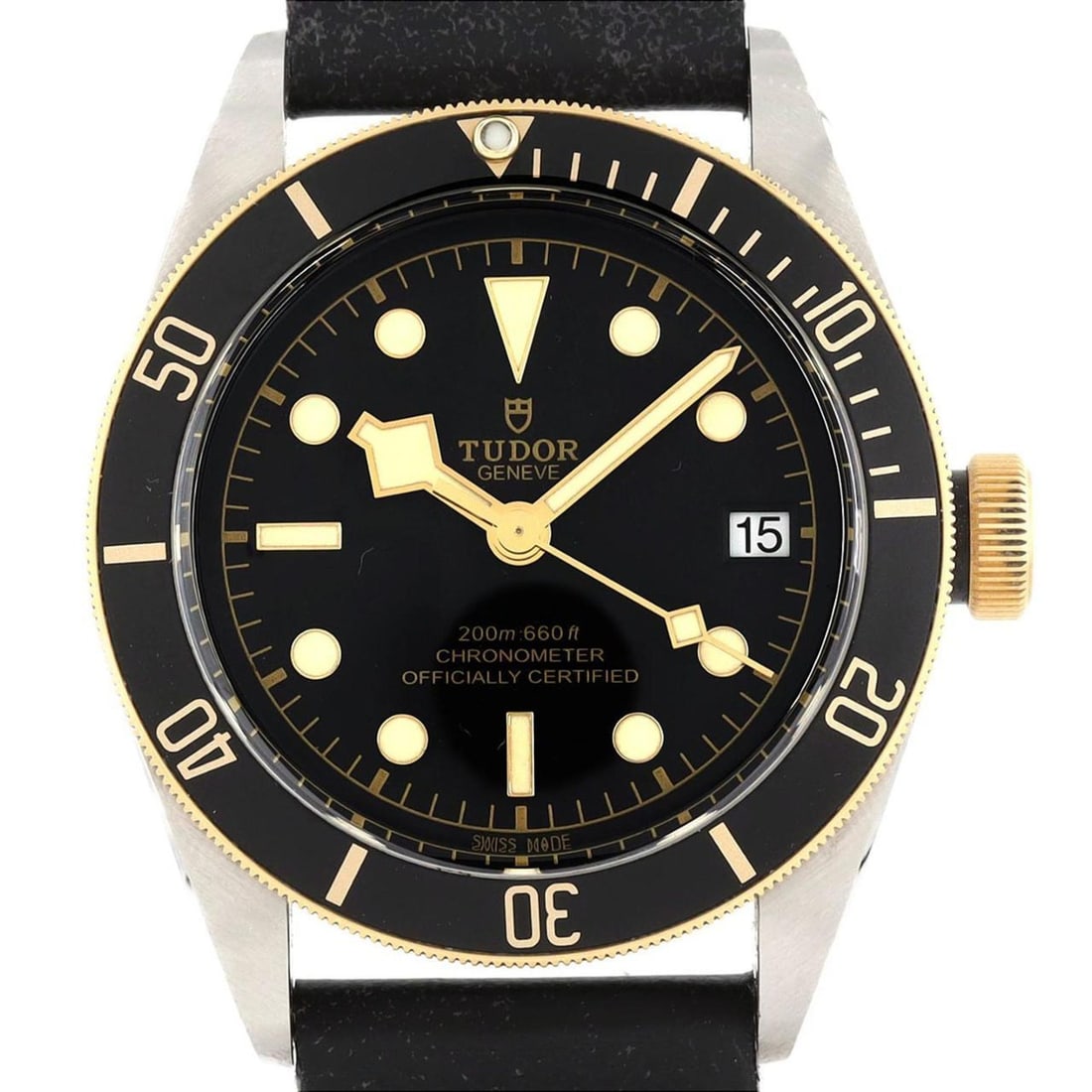 Tudor Black Bay S&G M79733N-0007 SSxYG Automatic Watch: --- Catalog ---Category: SizeCase Diameter: 41mm / 1.61''Category: DesignType: WristwatchGender: MenColor (Band): BlackColor (Dial): BlackMaterial (Case): Stainless steel, Yellow goldCategory: General
