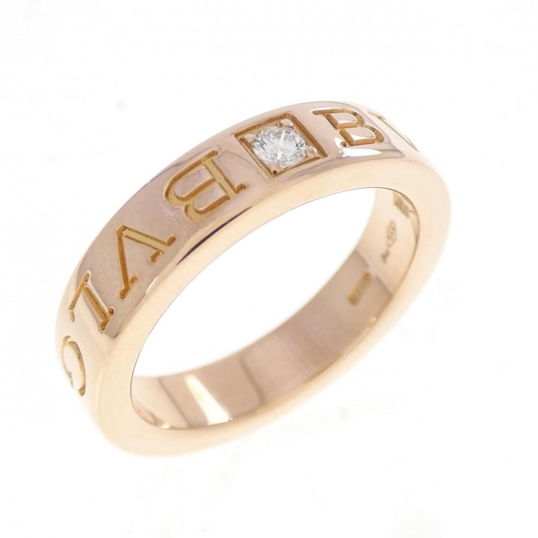 Bvlgari Bulgari B.zero1 Ring: --- Catalog ---Category: SizeJP Size: 8US Size: 4.5Category: DesignType: Band ringColor: Pink goldStone: DiamondGender: WomenMaterial: Pink gold (18K)Category: GeneralBrand: Bvlgari--- Item List ---Se