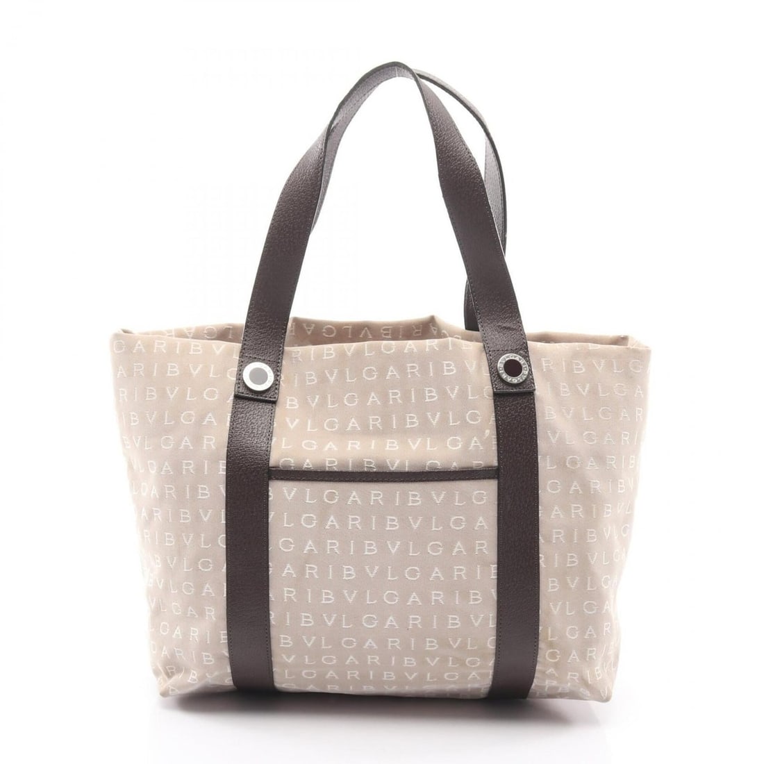 Bvlgari Bulgari Logomania Tote Bag - Canvas and Leather Bag/Handbag for Women Beige Brown Tones: --- Catalog ---Category: SizeSize (HxWxD): 26cm x 32cm x 14cm / 10.23'' x 12.59'' x 5.51''Category: DesignType: Handbag, Tote bagColor: Beige, BrownGender: WomenMaterial: Canvas , Leather Category: