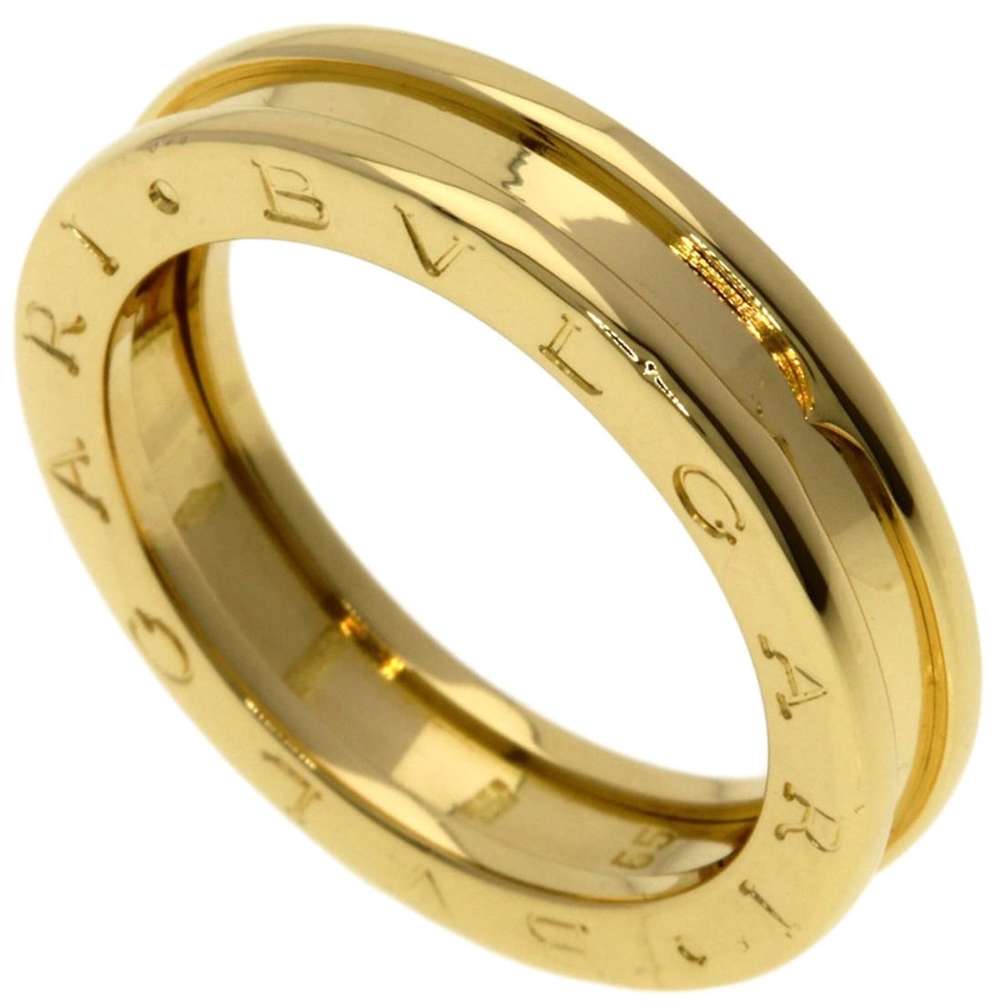 Bulgari B-zero1 1-band #55 Ring, 18K Yellow Gold, Women's BVLGARI (1 of 11)
