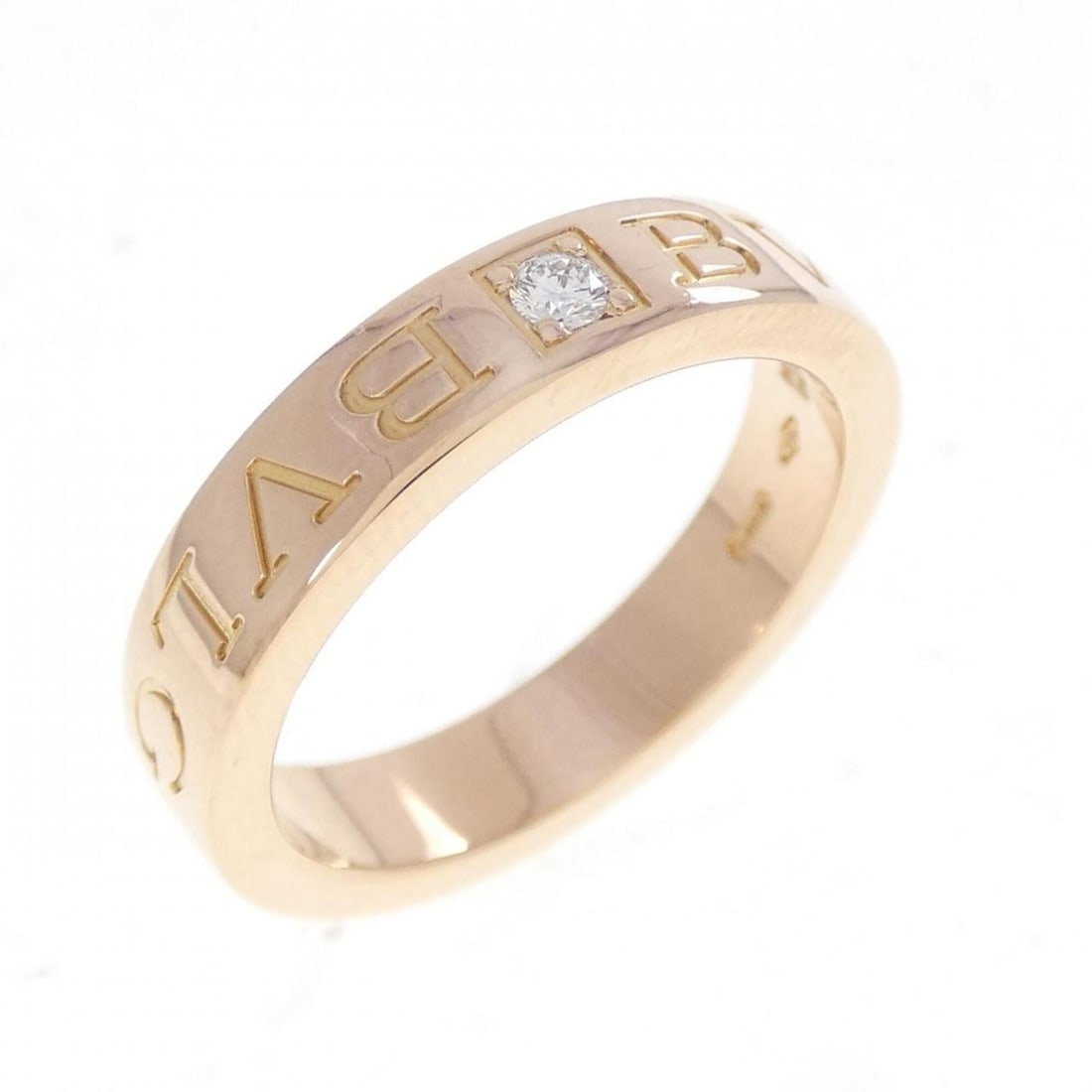 Bvlgari Bulgari B.zero1 Ring: --- Catalog ---Category: SizeJP Size: 11US Size: 6Category: DesignType: Band ringColor: Pink goldStone: DiamondGender: WomenMaterial: Pink gold (18K)Category: GeneralBrand: Bvlgari--- Item List