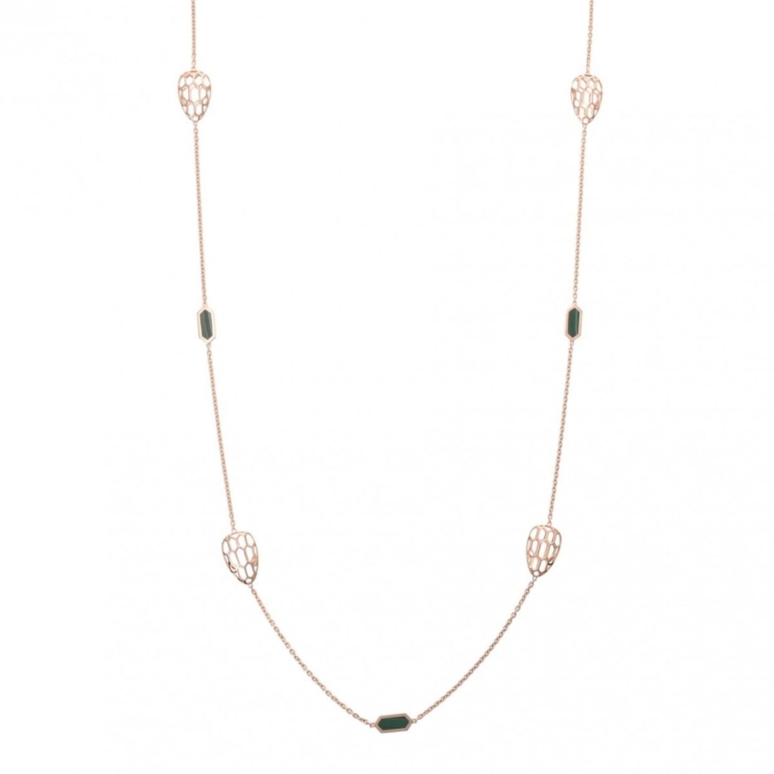 BVLGARI Bulgari Serpenti Malachite Necklace 352677 Men's Women's 18K Pink Gold PG A Rank Used Ginzo: --- Catalog ---Category: SizePendant Size: 12mm x 18mm / 0.47'' x 0.7''Neck Circumference: 99.5 cm / 39.17''Category: DesignGender: Men,WomenMaterial: Pink gold (18K)Necklace Type: NecklaceCategory:
