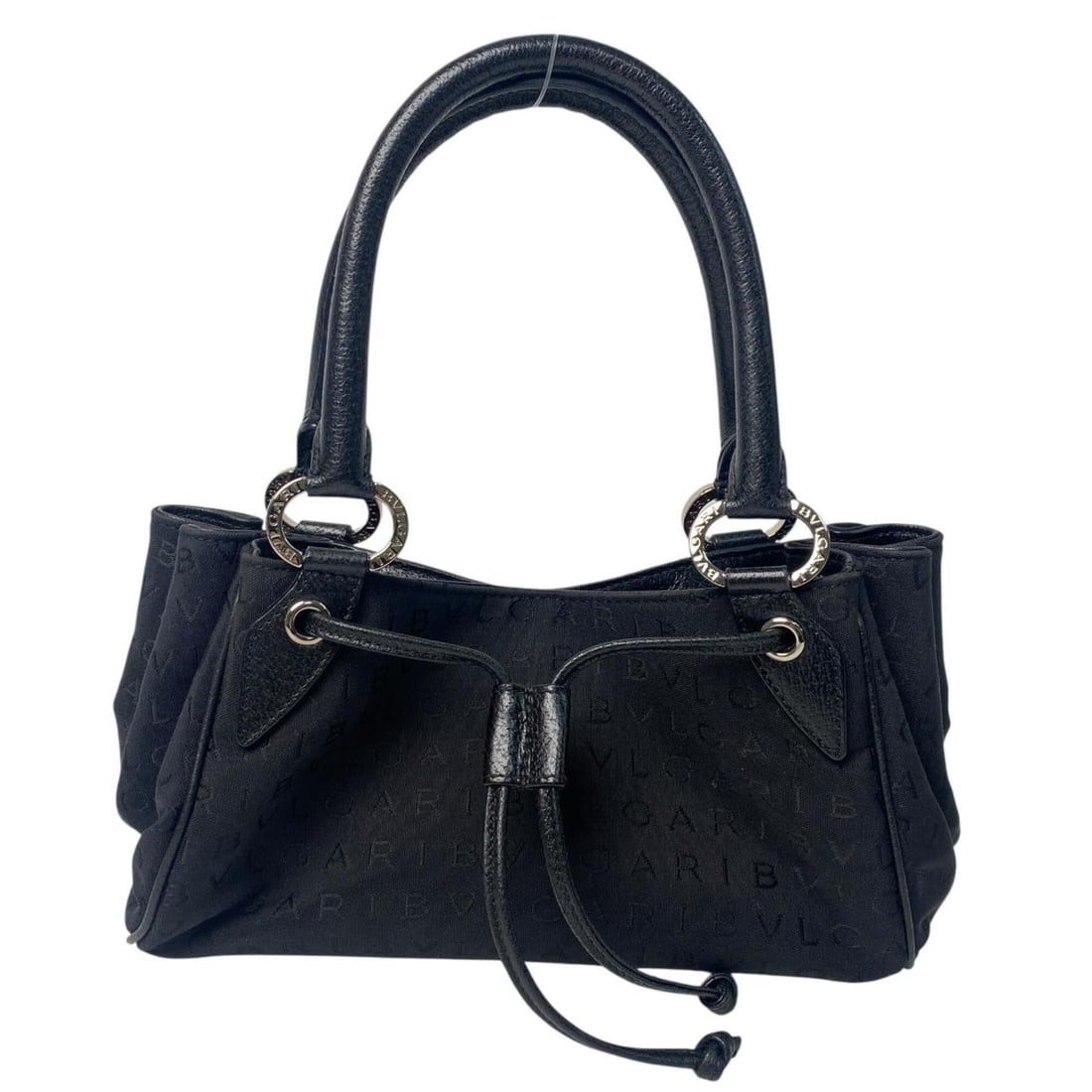 Bulgari BVLGARI Logomania Handbag for Women: --- Catalog ---Category: SizeSize (HxWxD): 19cm x 27cm x 10cm / 7.48'' x 10.62'' x 3.93''Category: DesignType: HandbagColor: BlackGender: WomenMaterial: Canvas , Leather Category: GeneralBrand: Bvlgar