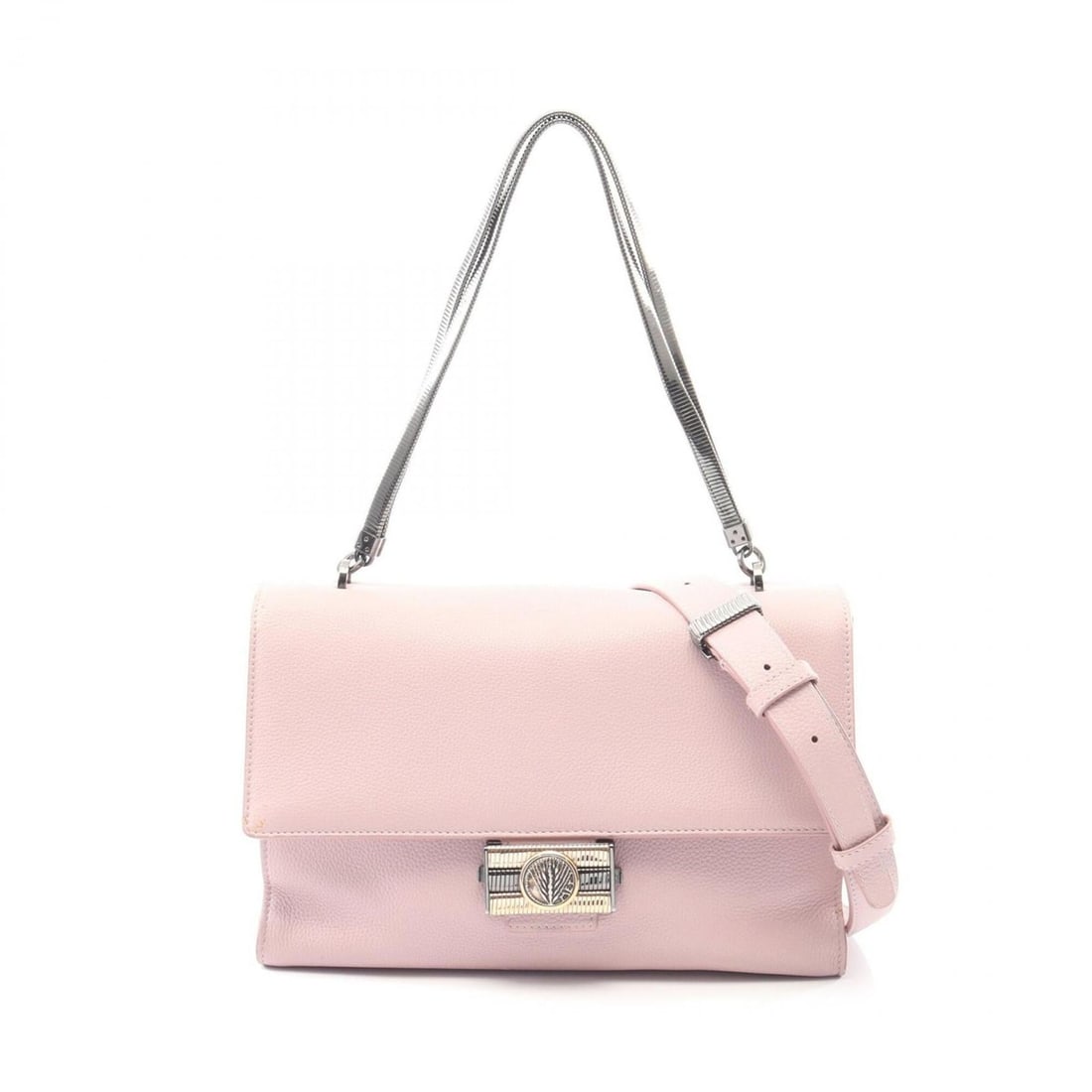 Bulgari BVLGARI Monete 2-way handbag, leather, women's, pink: --- Catalog ---Category: SizeSize (HxWxD): 17cm x 27cm / 6.69'' x 10.62''Category: DesignType: HandbagColor: PinkGender: WomenMaterial: Leather Category: GeneralBrand: Bvlgari--- Item List ---Section: