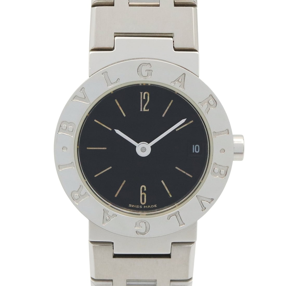 Bulgari BVLGARI Watch Stainless Steel Ladies Black BB23SS: --- Catalog ---Category: SizeWrist Size: 15.5cm / 6.1''Case Diameter: 23mm / 0.91''Category: DesignType: WristwatchGender: WomenColor (Dial): BlackMaterial (Band): Stainless steelMaterial (Case): Stai